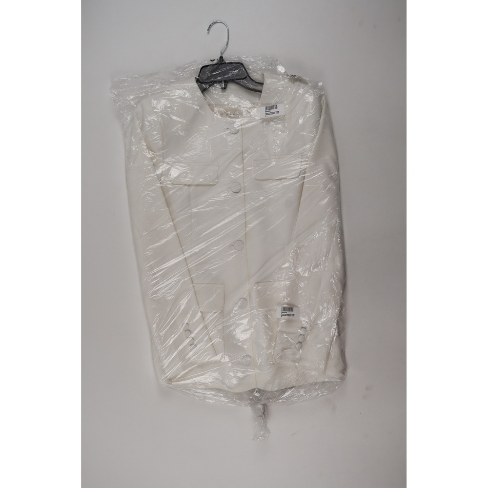 Favorite Daughter Spencer Jacket Pearl White Solid Small NWT MSRP 298